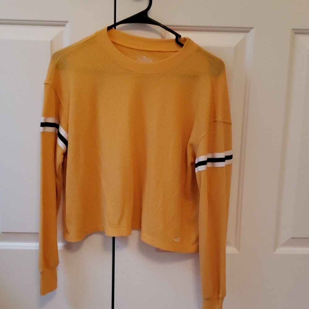Hollister long sleeve waffle tee